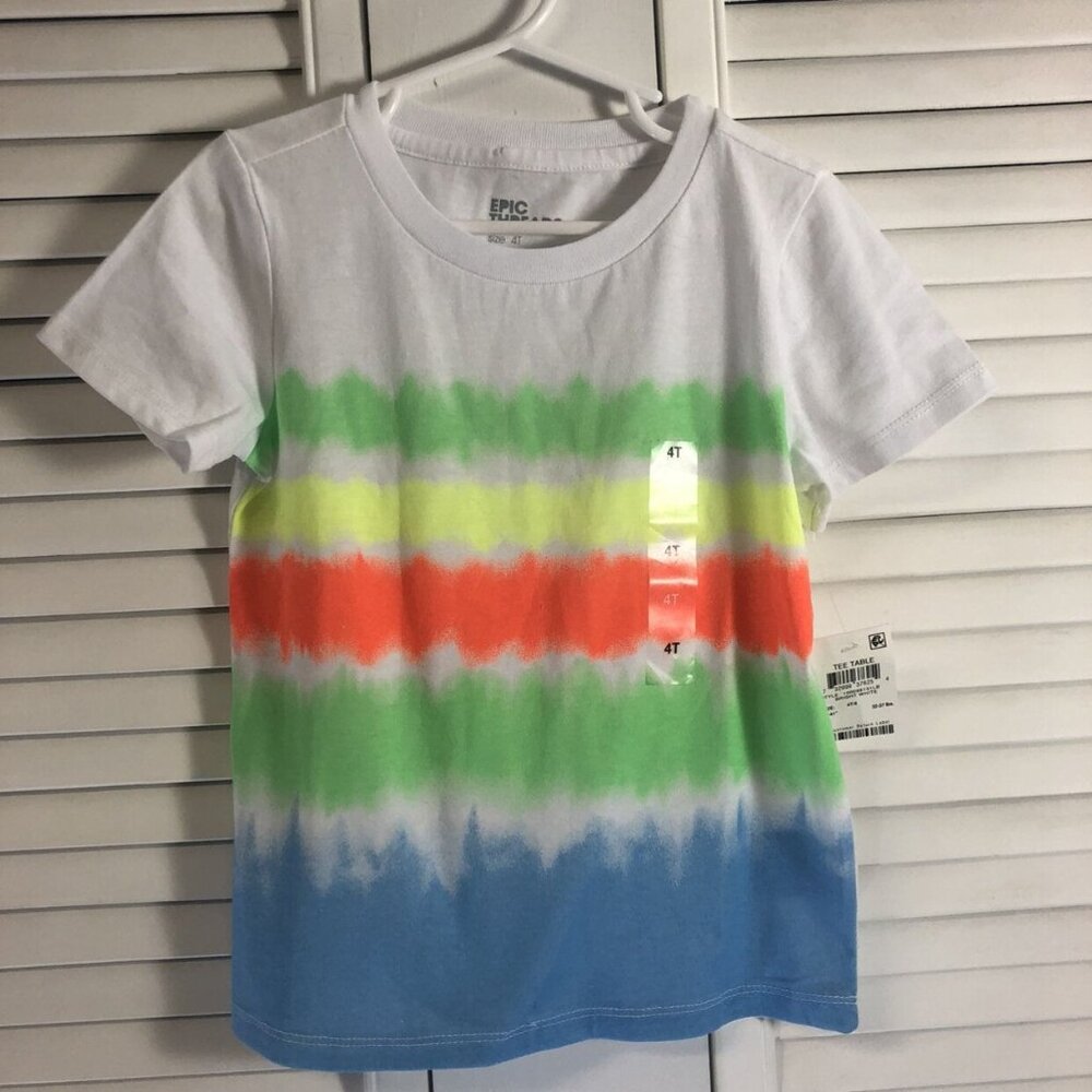 🆕Epic Threads Size 4T Striped Tee